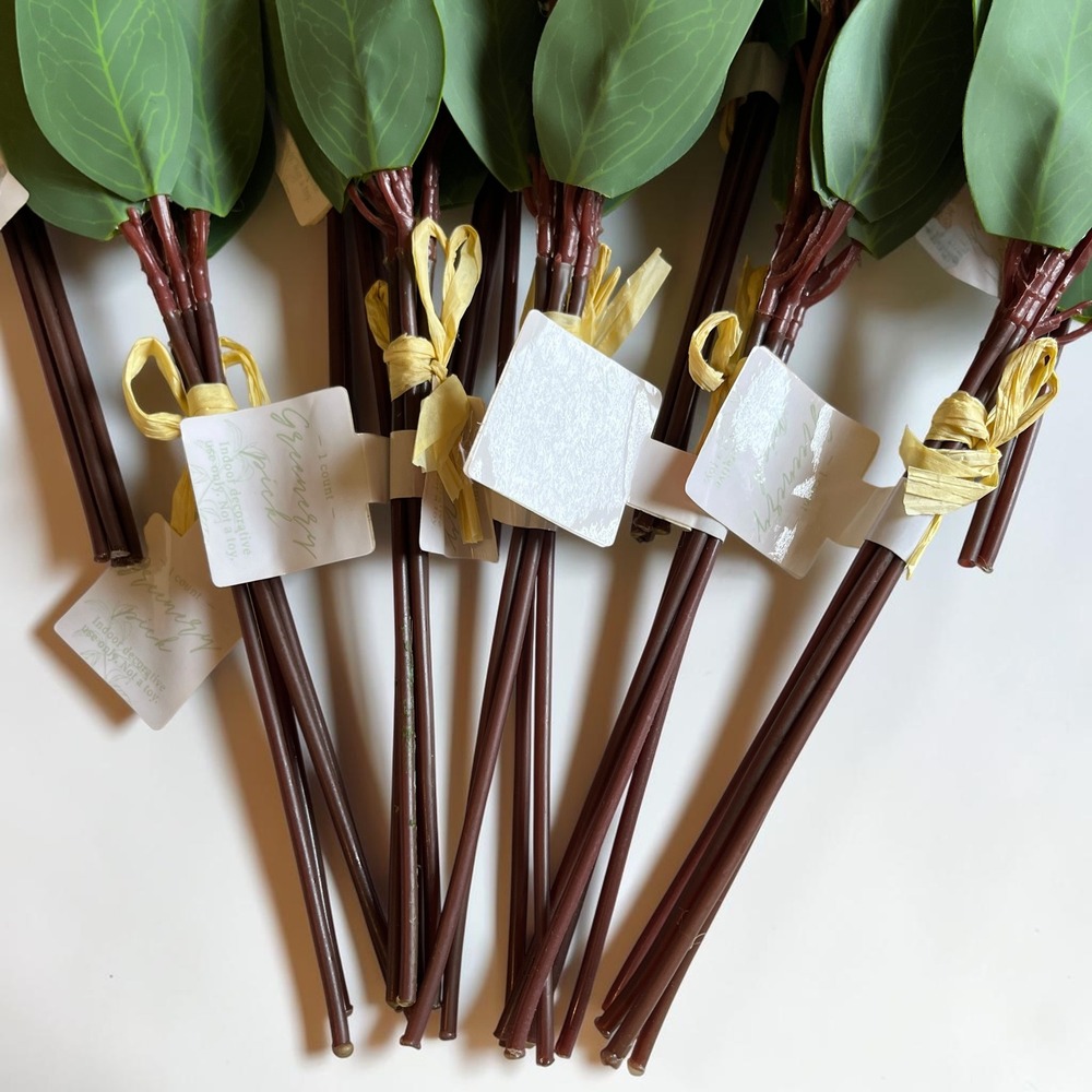 Artificial Mixed Eucalyptus Greenery Branches Stems 10 Bundles Sage Green - Picture 6 of 8